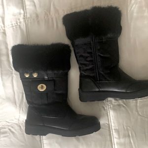 Coach fur lined boot. Size 7